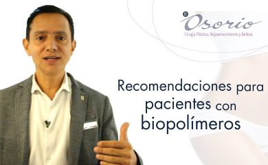 Biopolímeros, Recomendaciones para pacientes con esta sustancia.