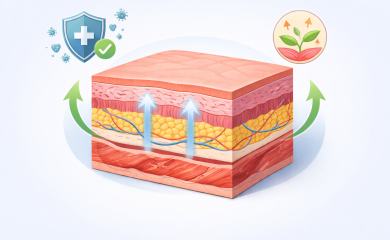 Cicatrización y control de infecciones después del retiro de biopolímeros en glúteos