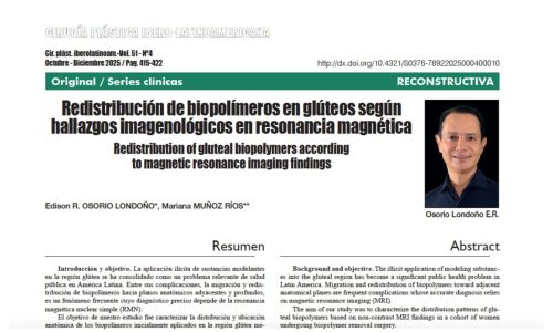 Artículo: Redistribución de biopolímeros en glúteos según hallazgos imagenológicos en resonancia magnética
